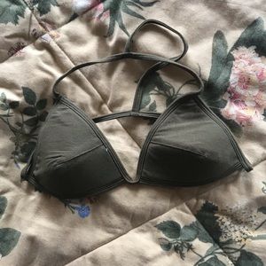 Green Padded Bralette Size Small